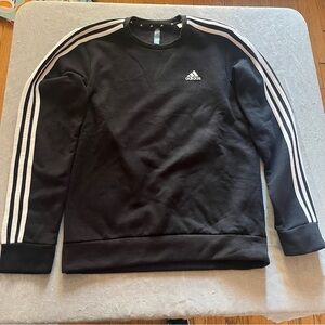 Adidas Black Sweater sweatshirt size small